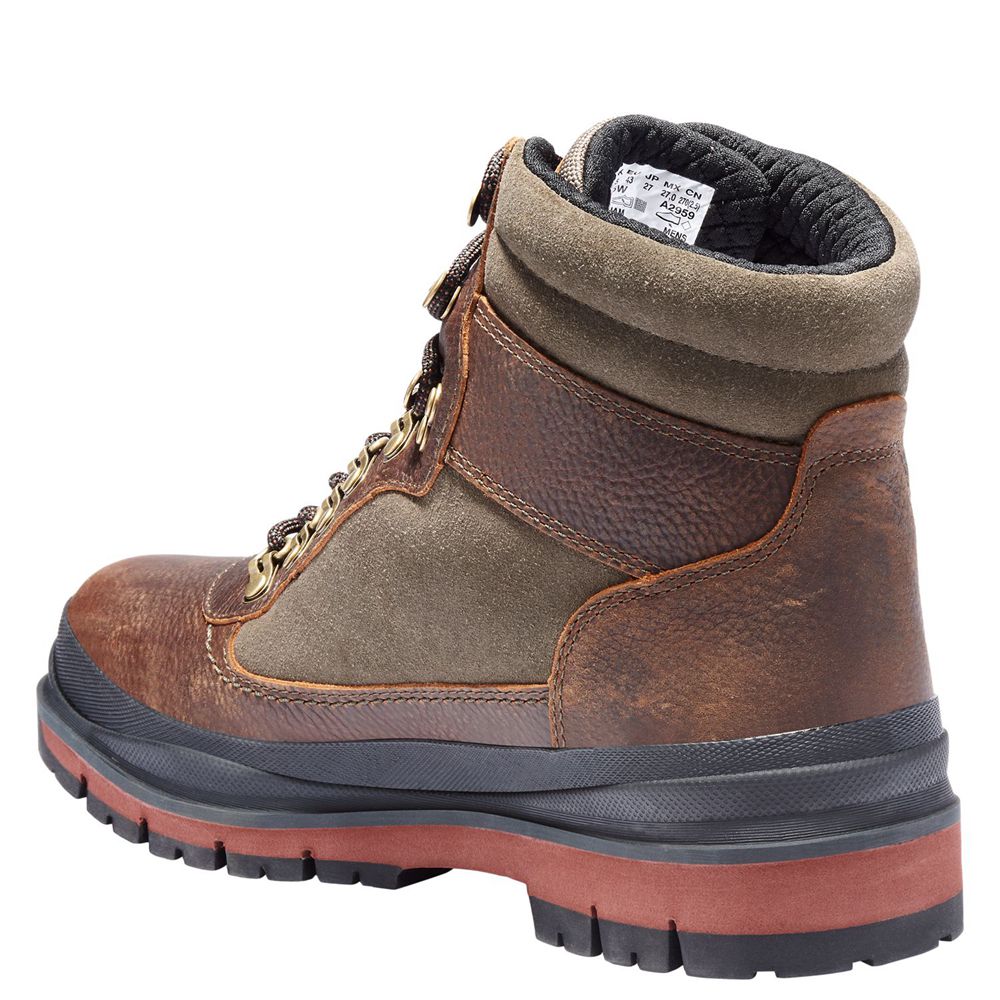 Botas de Nieve Timberland Hombre Field Trekker Waterproof Marrones - Chile AKQ-073284